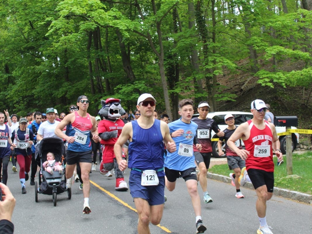 Participants take part in the third annual St. James Certified 5 Mile Challenge and 5K Fun Run on May 9, 2026, helping raise more than $130,000 for Ronald McDonald House Long Island’s future Ronald McDonald House at Stony Brook Children’s Hospital.