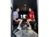 Students pose inside a Smithtown fire truck before arriving at Mt. Pleasant Elementary School for Field Day festivities.