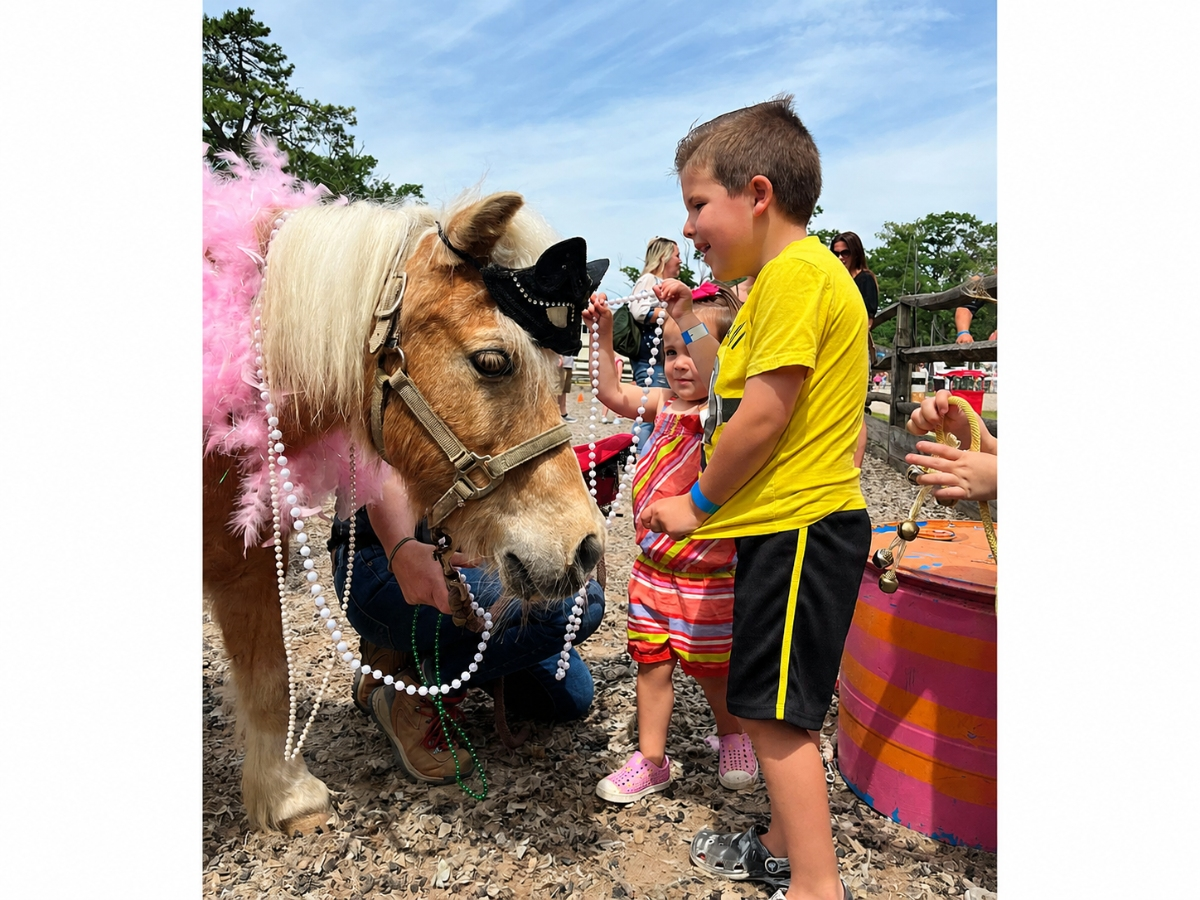 Families attending The Mane Event will have the opportunity to meet Pal-O-Mine’s horses and other farm animals up close.