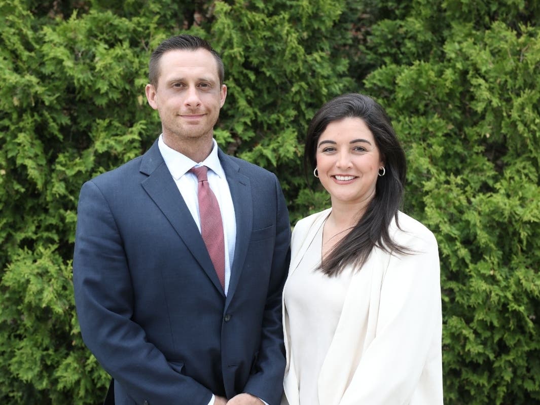 South Huntington Summer School Principal Dylan Clifford, left, and Assistant Principal Danielle Rodrigues.