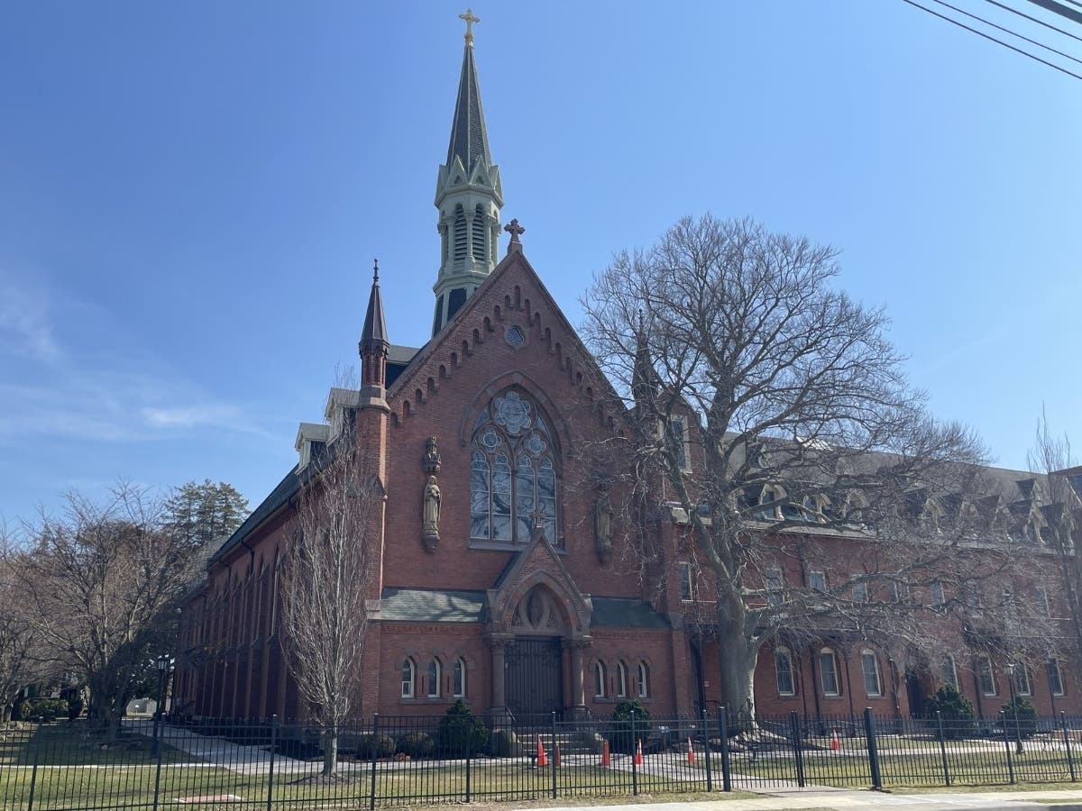 The Sisters of St. Dominic complex in Amityville, which includes the Gothic Revival-style Rosary Hall, received a Sacred Sites grant from the New York Landmarks Conservancy.
