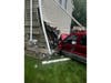 The crash damaged the siding, drainage system and southeastern corner of a Hauppauge home, fire officials said.