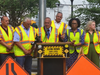 Marc Herbst, executive director of the Long Island Contractors Association, joined Huntington officials Thursday at Huntington Town Hall to urge motorists to slow down and pay attention in work zones following the deadly Nesconset crash.  