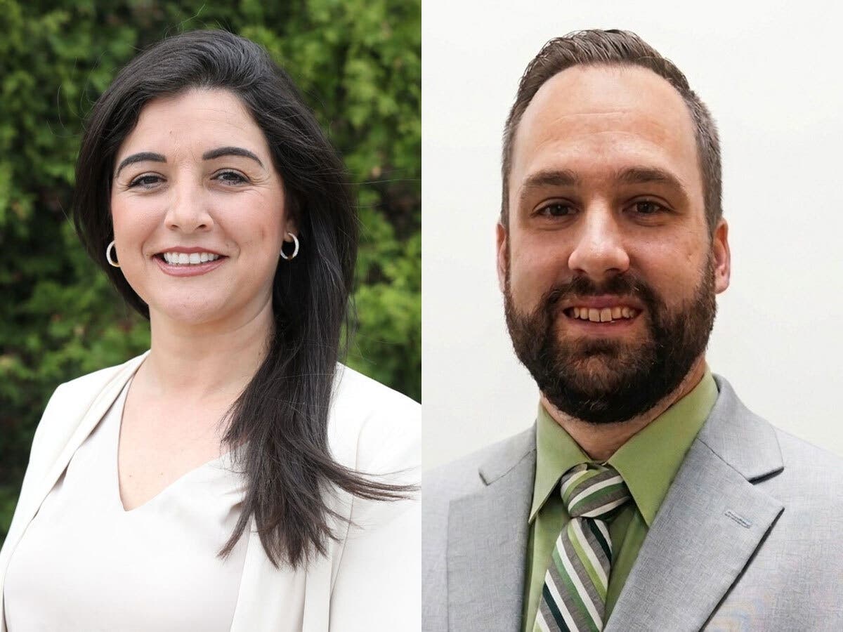 New Walt Whitman High School assistant principals Danielle Rodrigues, left, and Thomas DeMartinis.