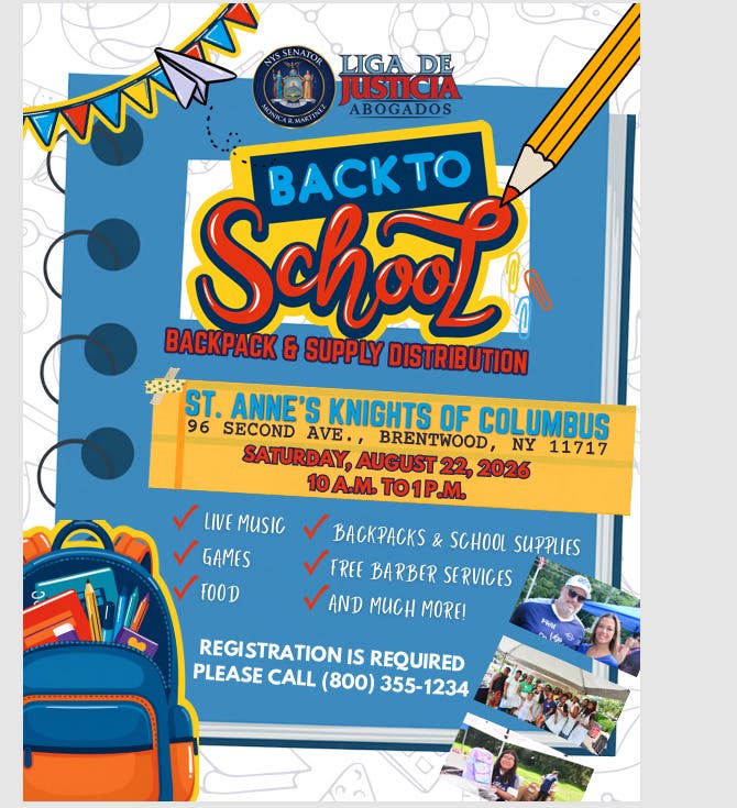 Back To School Backpack & Supply Distribution