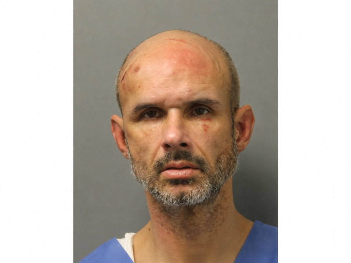 Brian Blackford was arrested hours after the second robbery with stolen cash, cocaine and a $10,000 demand note, prosecutors said.
