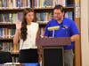 Elwood-John H. Glenn High School senior Ava Hopkins was sworn in Aug. 27 as the Elwood Board of Education’s ex officio student member.