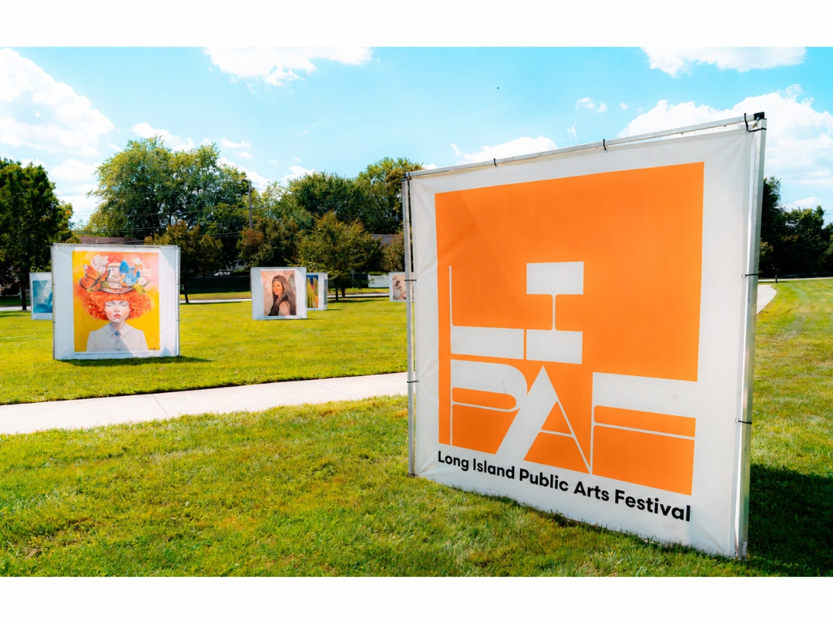 The Long Island Public Arts Festival is on display at Geiger Memorial Park in Deer Park through Oct. 4, featuring works by 21 regional artists.