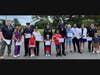 Fifth Avenue School students stand with the first responders they invited to receive recognition.