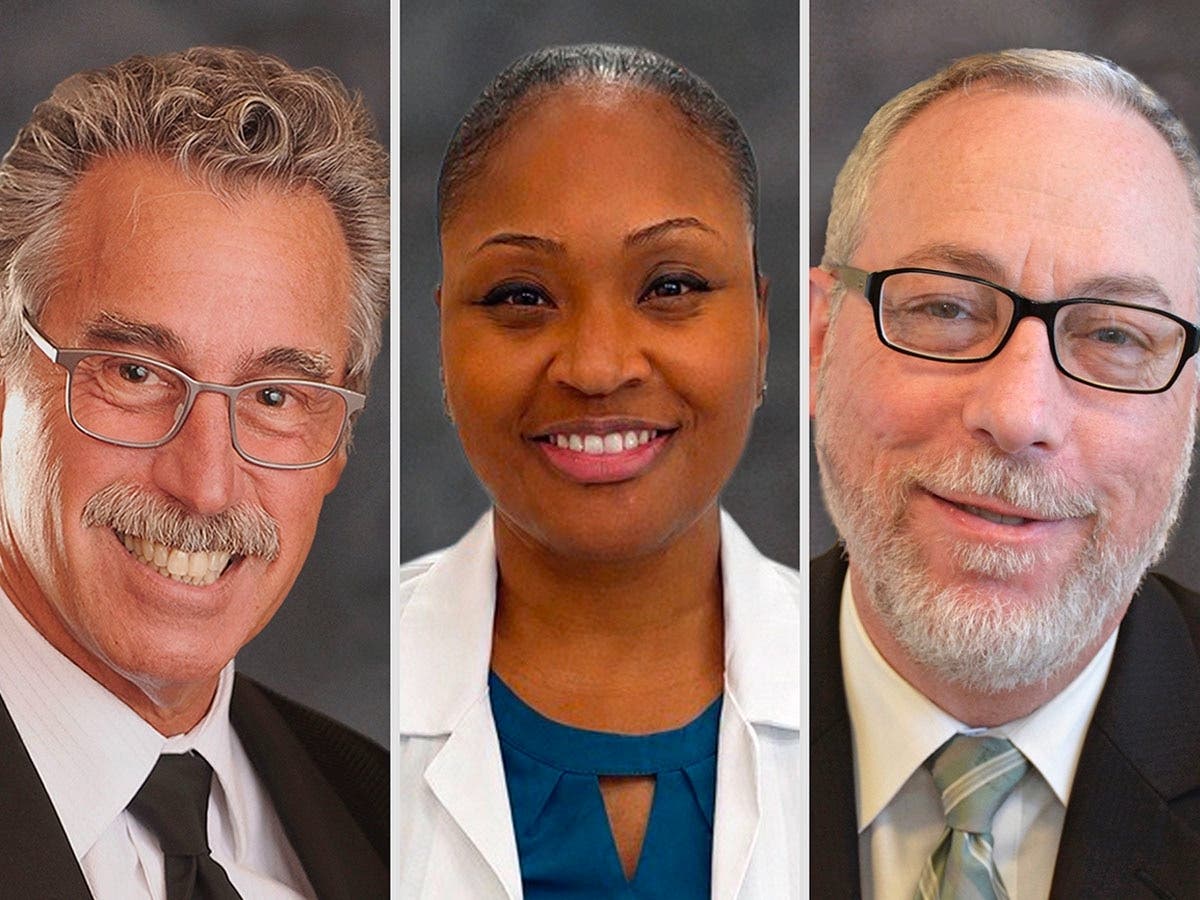 From left, Dr. Aaron E. Glatt, Steven Gold and Nydia White will be recognized at Mount Sinai South Nassau’s 2026 “Soirée Under the Stars.”
