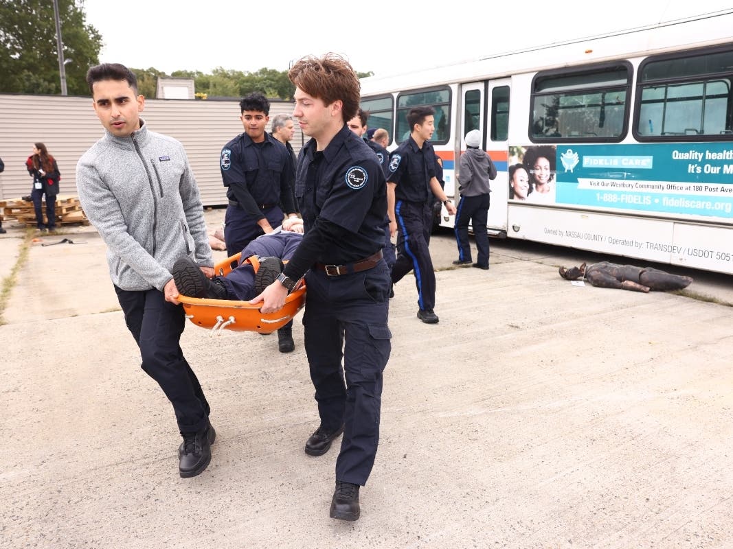 Future Doctors Face Active Shooter, Bus Bomb, Train Crash Simulations On Long Island