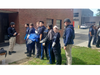First-year Zucker School of Medicine students prepare to take part in an active-shooter simulation during Mass Casualty Incident Day at the Nassau County Fire Service Academy in Old Bethpage.