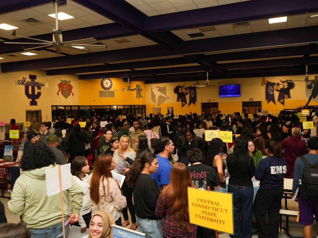 Students and families attended Central Islip High School's annual College Fair on Oct. 8, where more than 100 college and university representatives shared information about higher education opportunities.