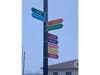 The signs, prominently displayed at St. Bernard's 