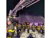 The Levittown Fire Department responded to a blaze on Stonecutter Road in the early hours of Monday morning. 