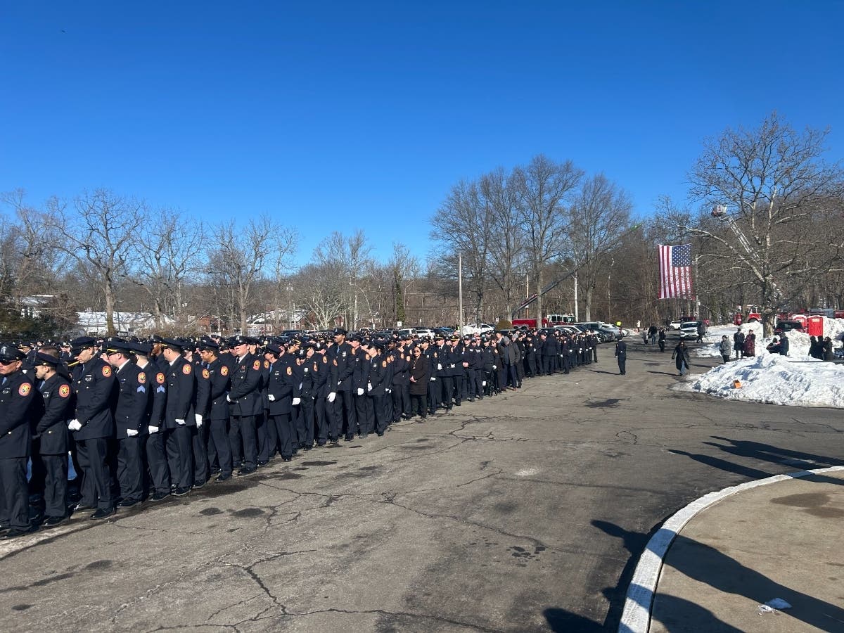 Nassau County Police Commissioner Patrick Ryder said "thousands" of police officers had made the trip out to Smithtown to honor NCPD officer Patricia Espinosa. 