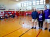 Ken Corrao, Jennifer La Commare and Zach Goldstein, the physical education teachers who led the olympic unit. 