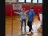Lakeside students got the chance to carry an Olympic torch through the gym as part of the unit. 