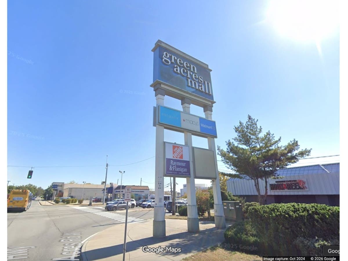 The entrance to Green Acres Mall, off Sunrise Highway in Valley Stream. 