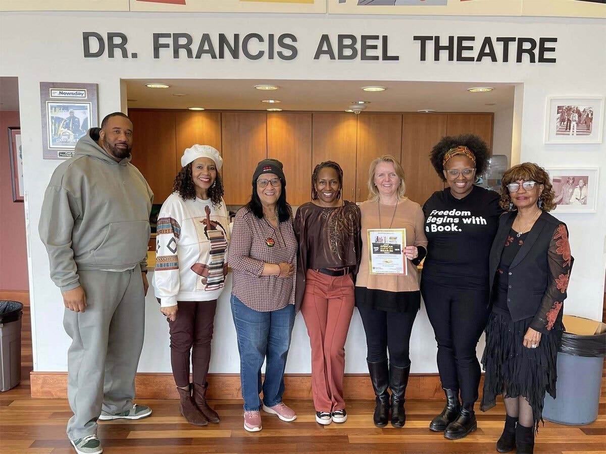 Library officials say Roosevelt is home to the third-largest Black heritage library collection in New York. 