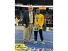 Long Beach wrestler Dunia Sibomana-Rodriguez captured his third state title, this time in the 118-lb division. 