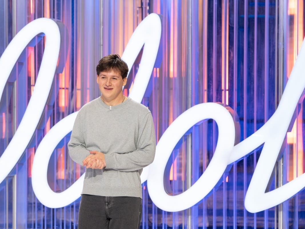 Jesse Findling, during his audition for "American Idol" in January. 