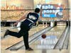Riley Kolinsky rolls at Rockville Centre's Maple Lanes. 