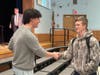 Before and after his performance, Jesse Findling took time to meet and greet students from his old high school. 