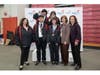 AndaLucia Navetta (Back Row, Right) celebrates with her teachers and members of the cast and crew of her award-winning film. 