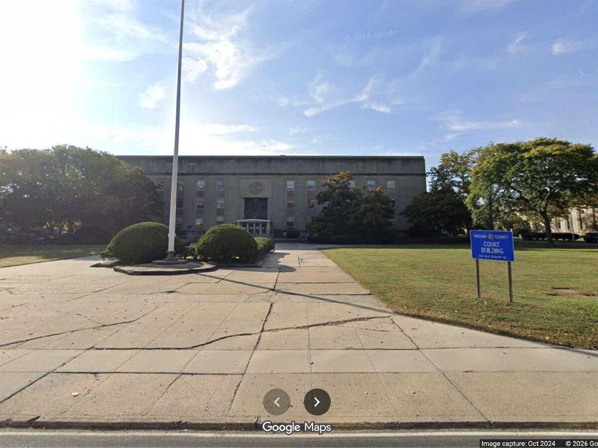The Nassau County Courthouse. 