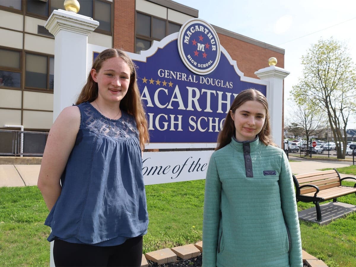 Meaghan Campbell and Sara Duda were named valedictorian and salutatorian of the class of 2026, respectively.