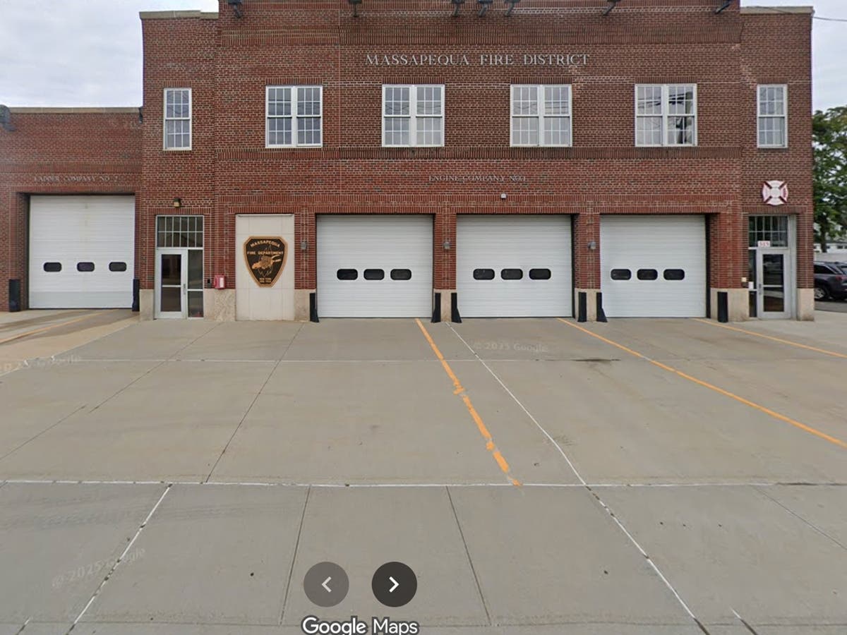 The Massapequa firehouse on Hicksville Road. 