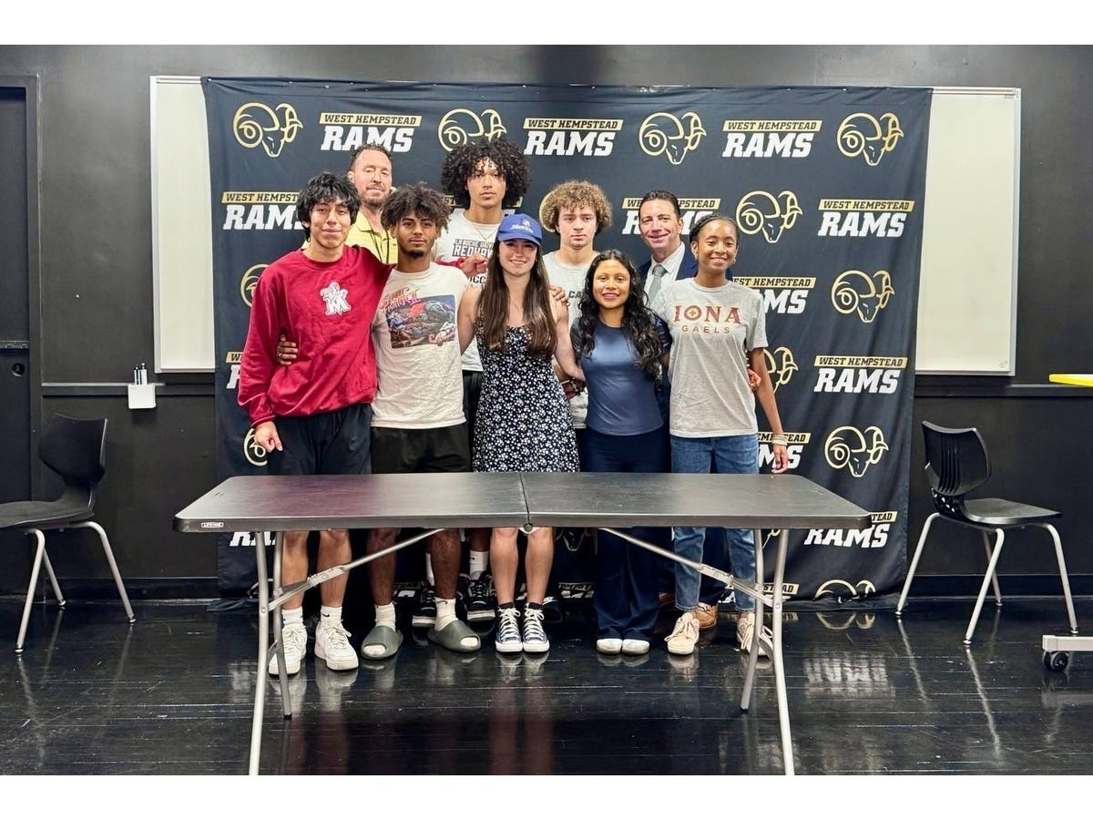West Hempstead Secondary School proudly celebrated its College
Signing Day on June 15, recognizing members of the Class of 2026 who have committed to
continuing their athletic careers at the collegiate level.