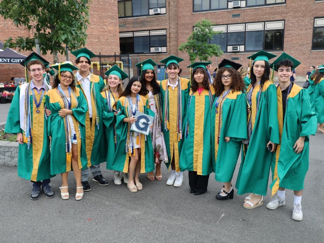 Members of the Lynbrook High School class of 2026, ready to begin the next chapter in their lives. 