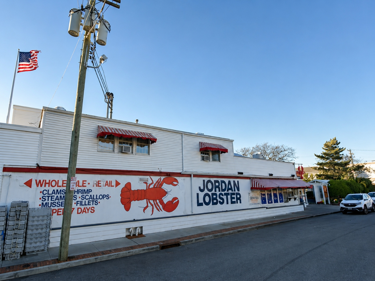 Jordan Lobster Farms, which reopened Wednesday after a June 13 fire. 