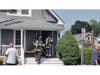 A deck fire broke out in Seaford Monday, drawing the response of about 45 firefighters, officials said. 