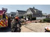 A deck fire broke out in Seaford Monday, drawing the response of about 45 firefighters, officials said. 