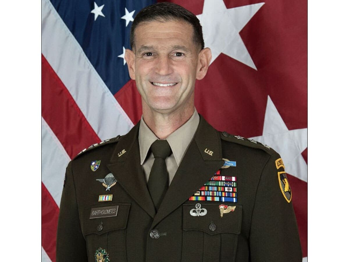 Maj. Gen. James Bartholomees, the 62nd Superintendent of the U.S. Military Academy. 