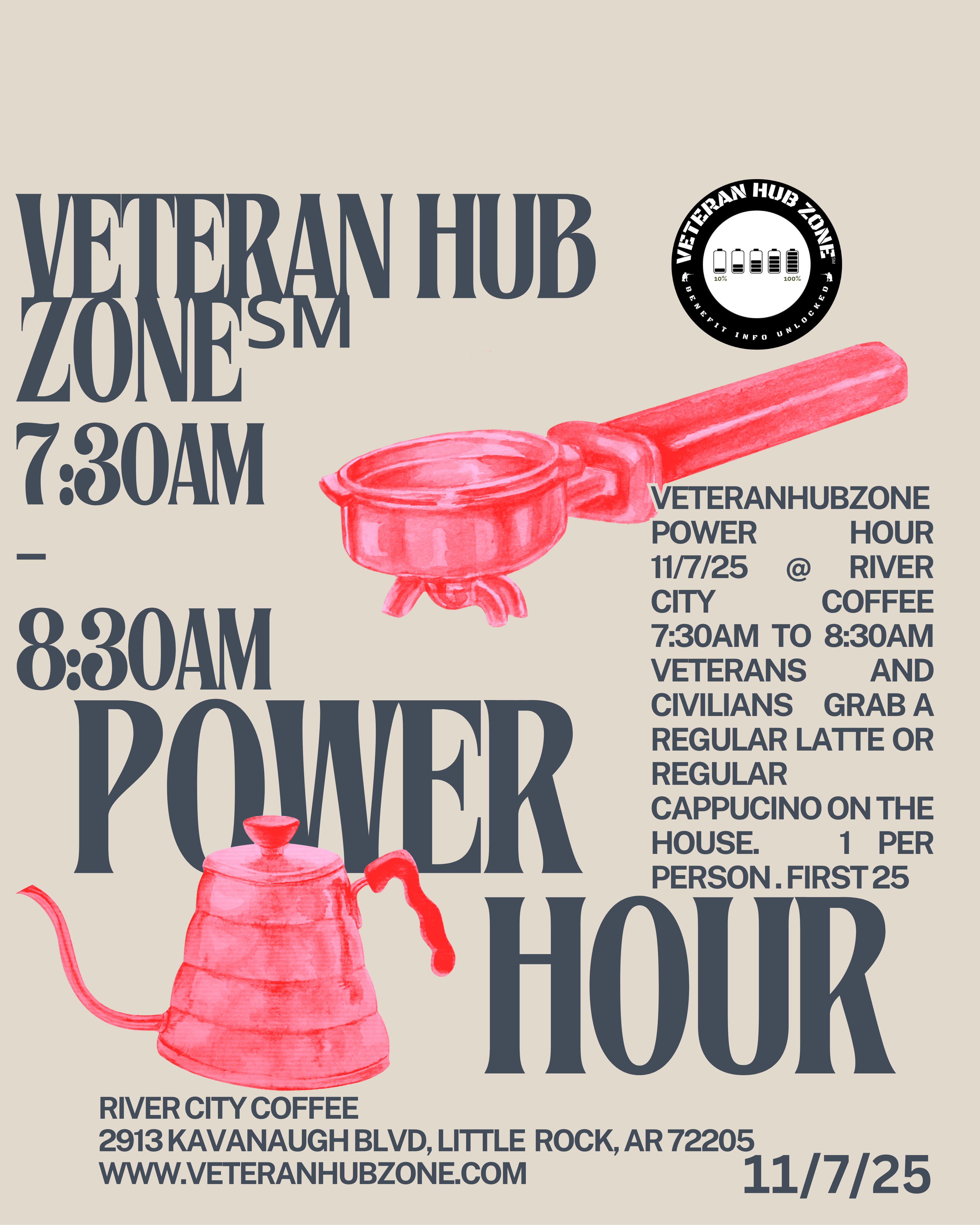 Veteran Hub Zone Power Hour sponsored by Veteran Hub Zone Nov 7th 