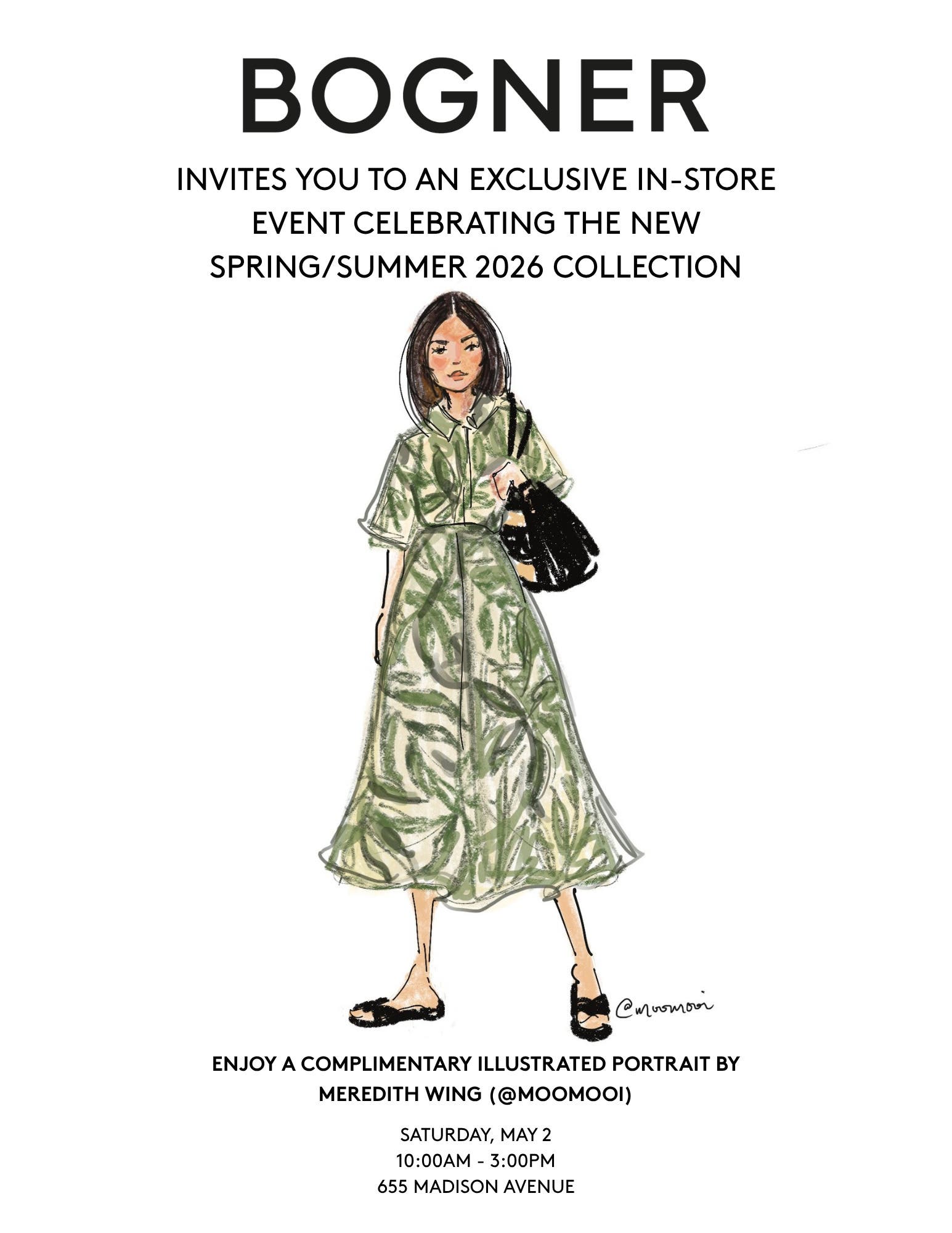 BOGNER SS2026 Collection Celebration & Sketch Portraits