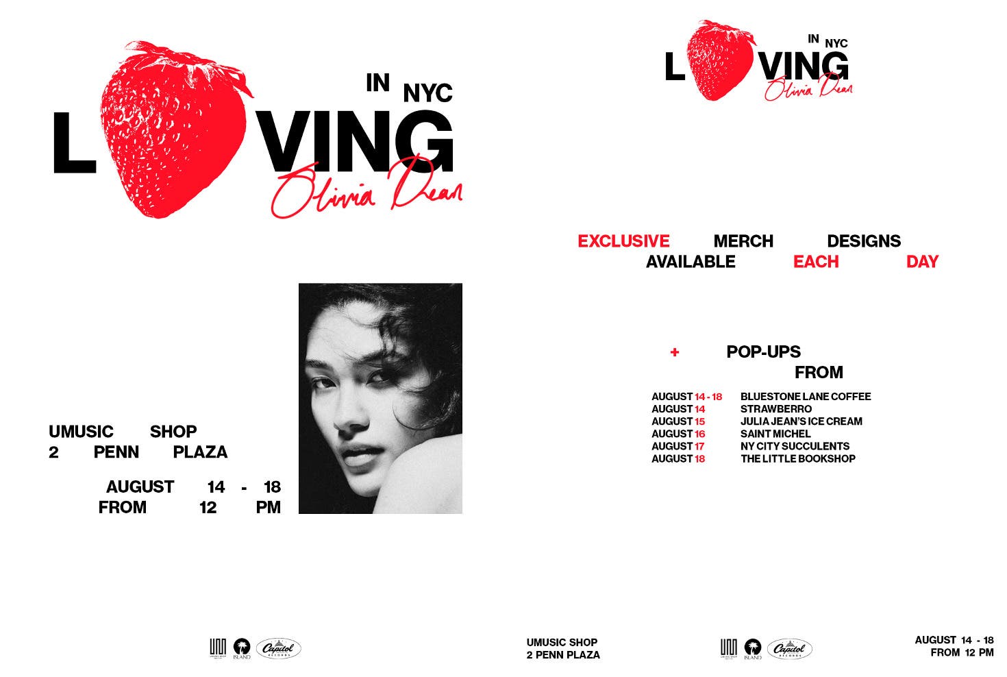 Olivia Dean Brings “Loving in NYC” to UMusic Shop NY