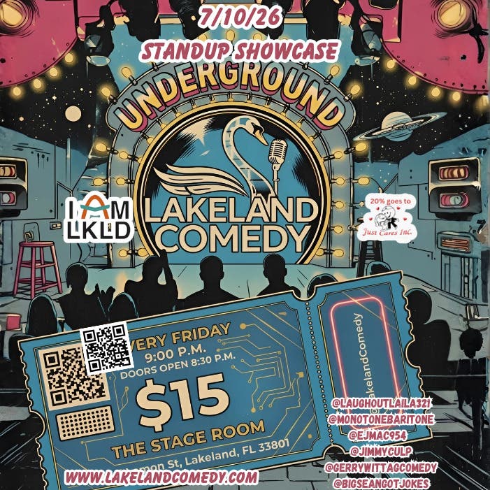 Underground Lakeland Comedy Standup Showcase