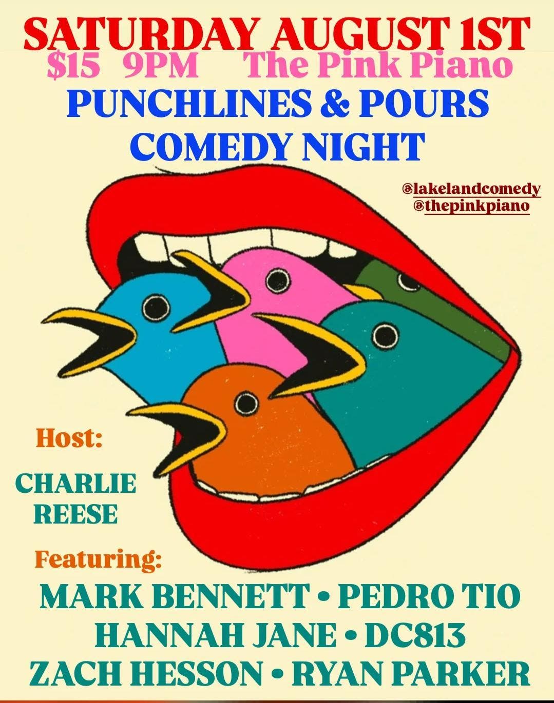 Punchlines & Pours Comedy Night