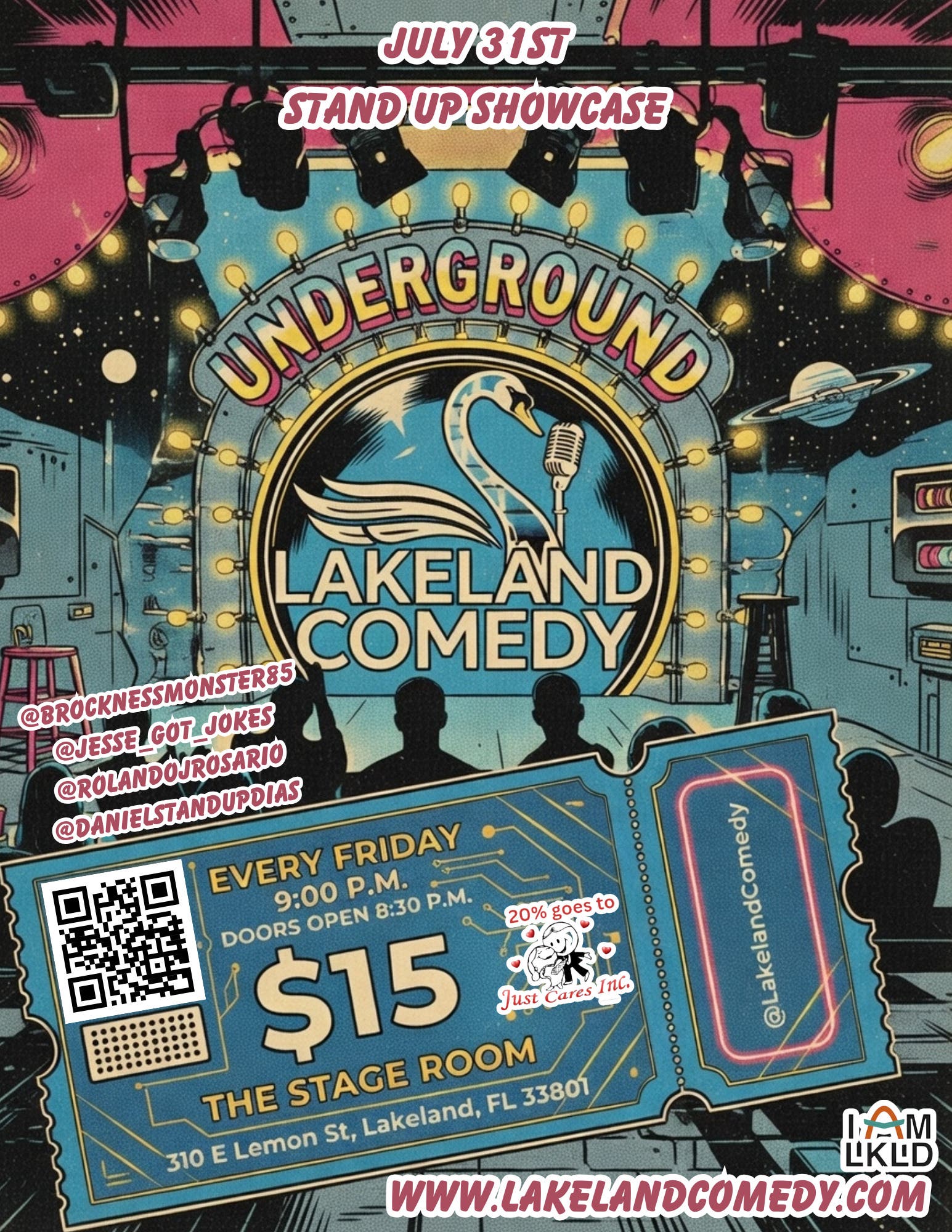 Underground Lakeland Comedy Stand Up Showcase