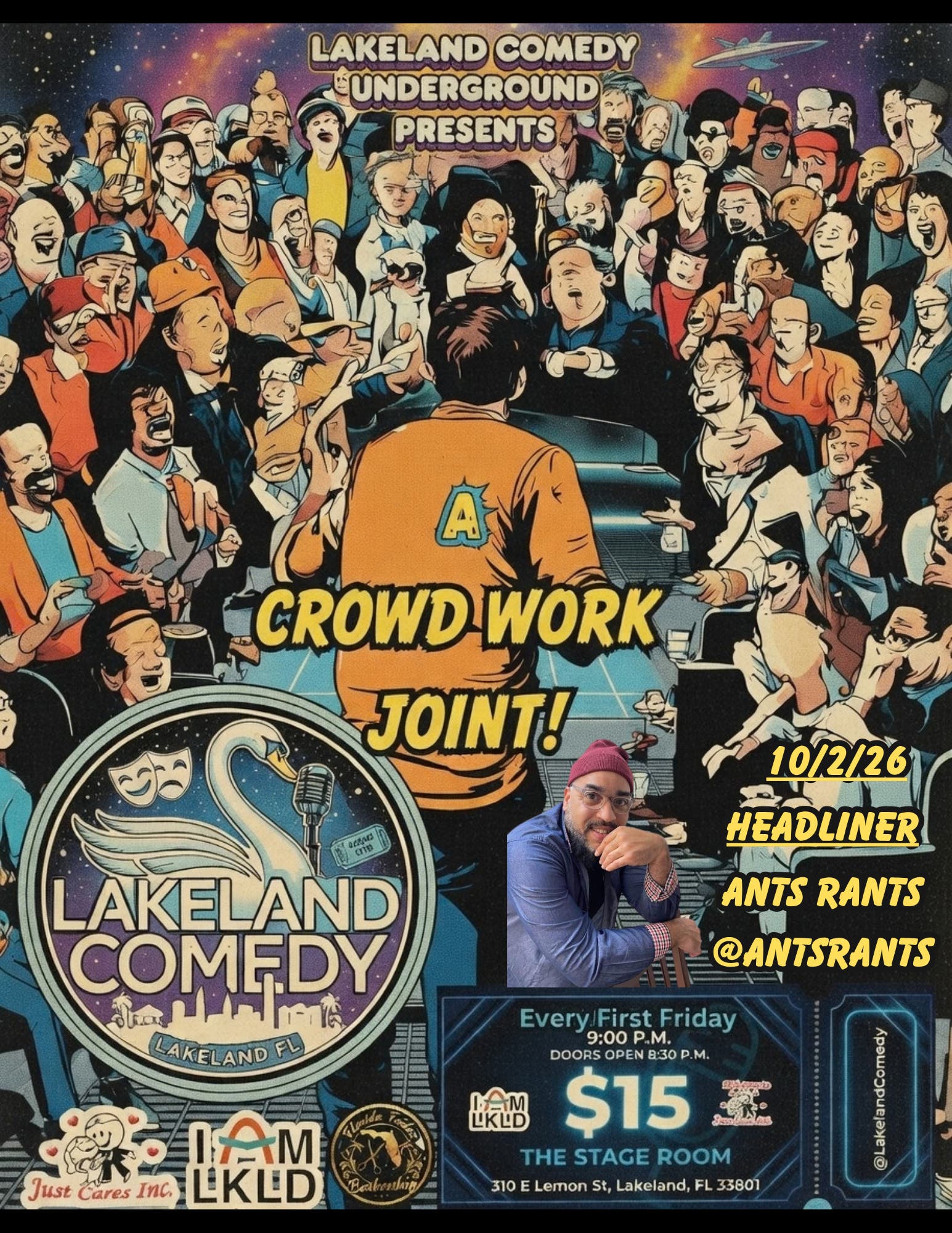 Lakeland comedy presents a Crowd Work Joint!