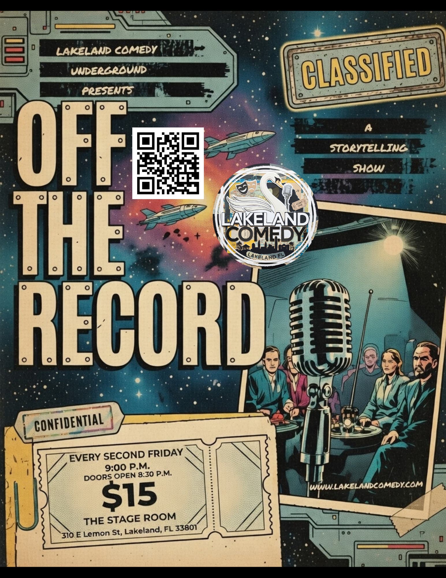 "Off The Record" A Storytelling Show