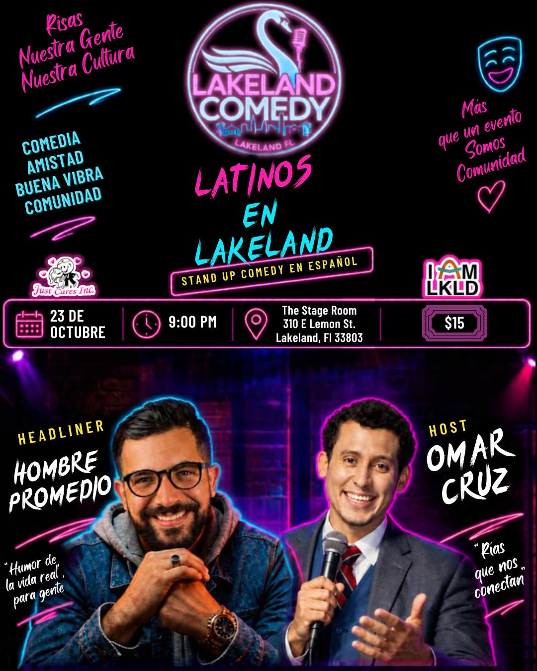 Latinos En Lakeland Stand Up Comedy En Español