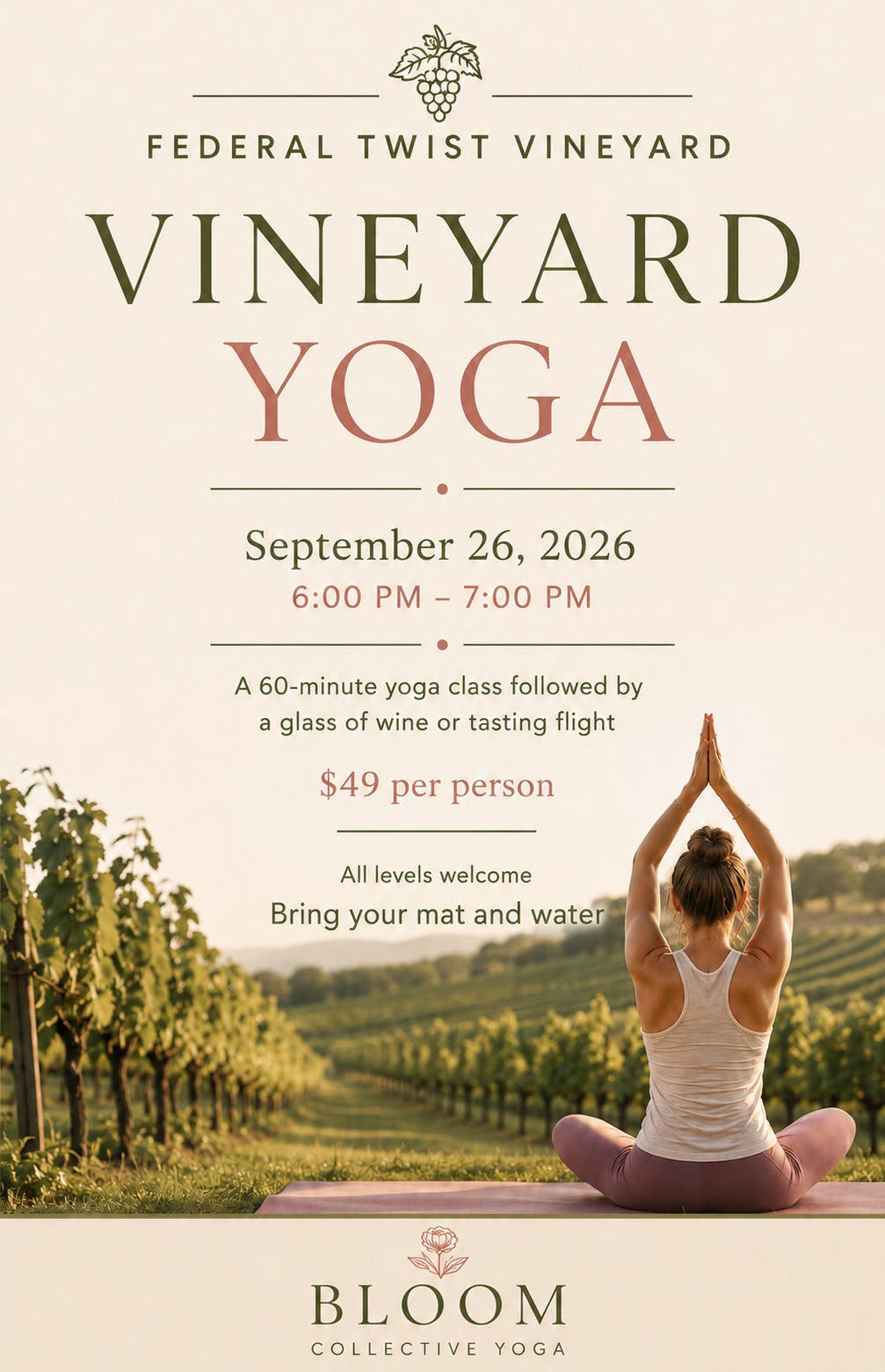 Yoga at the Vineyard