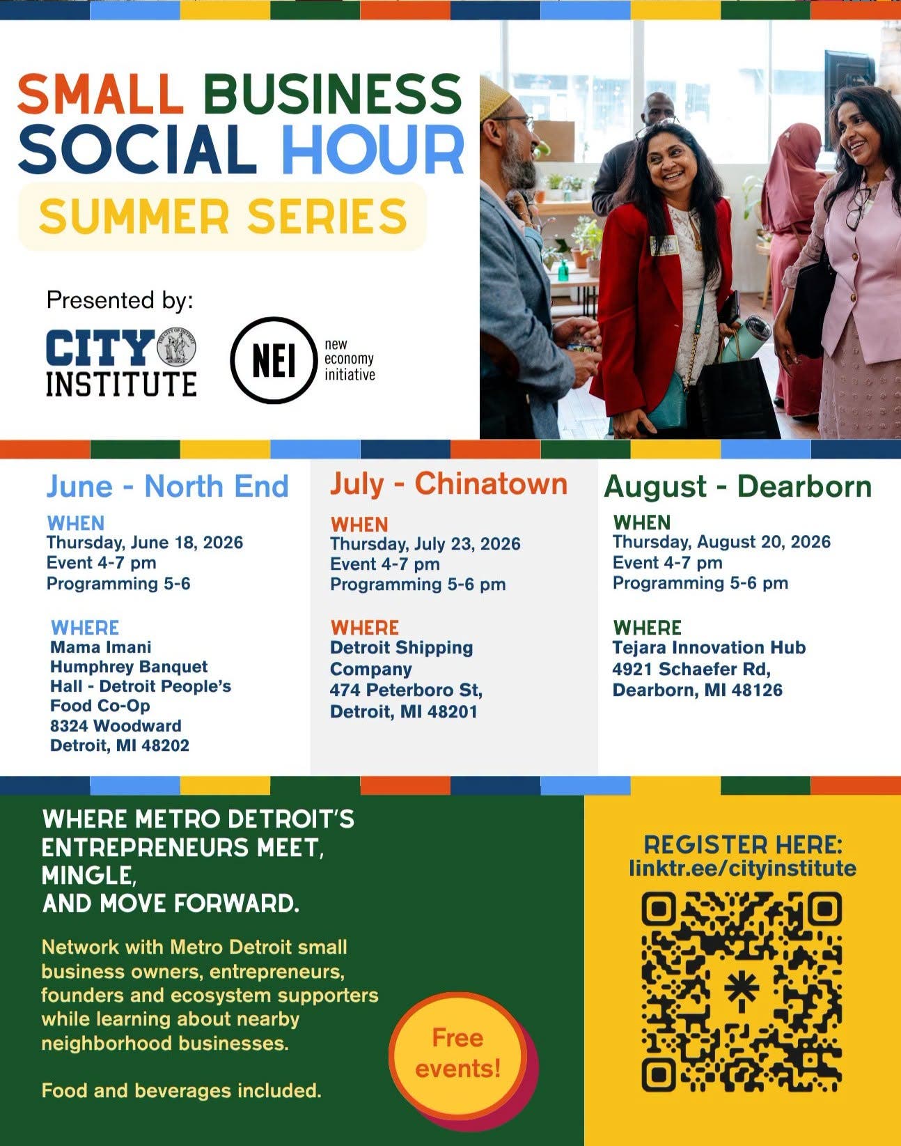 NEI & City Institute Host Small Business Social Hour