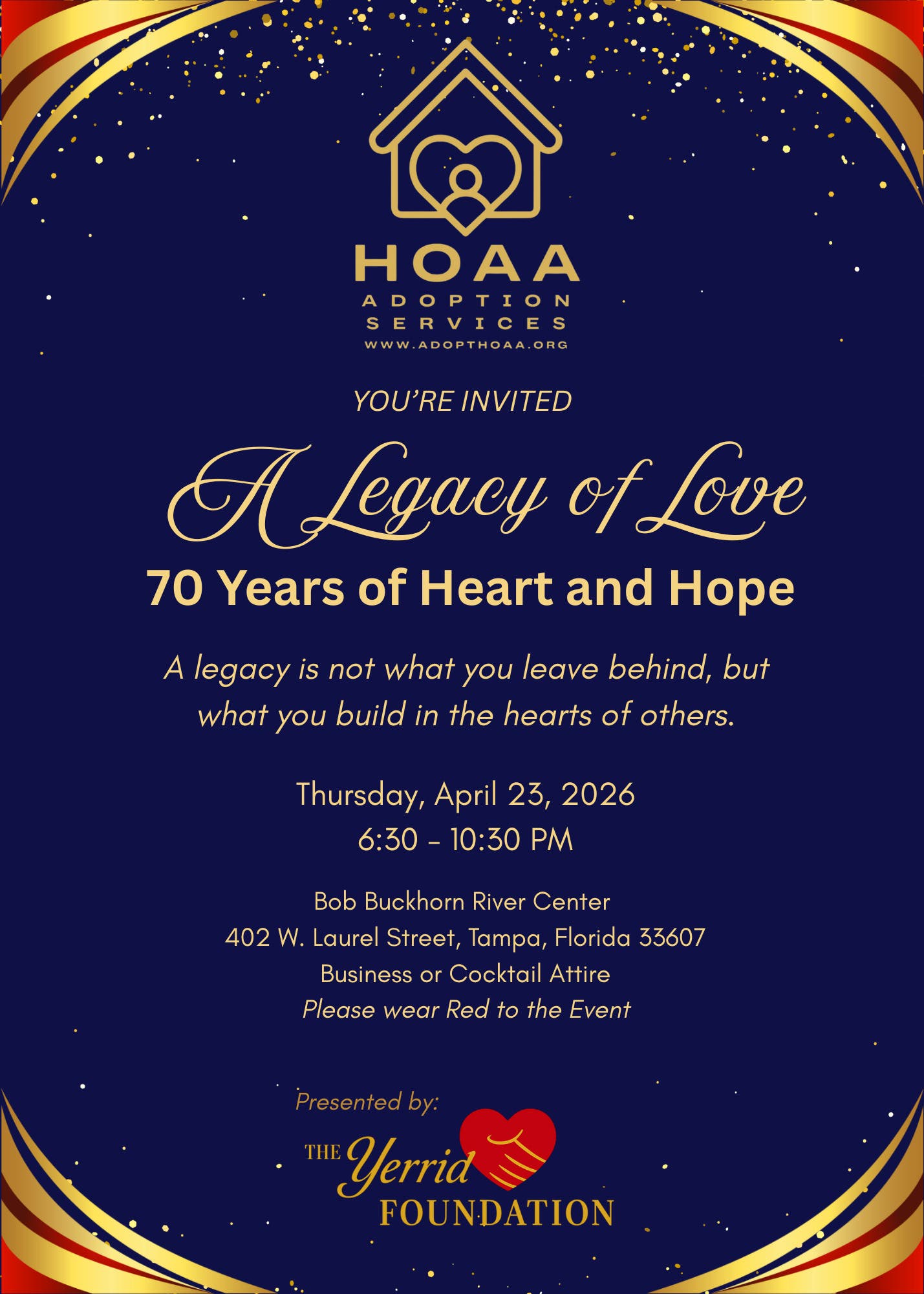 A Legacy of Love: 70 Years of Heart and Hope Gala
